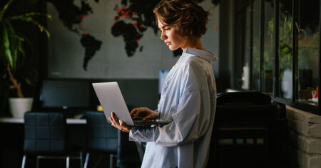 woman corporate planning career